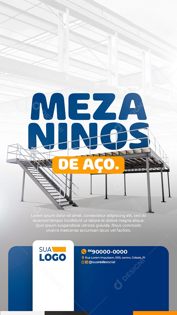 Story Meza Minos de Aço Social Media PSD Editável