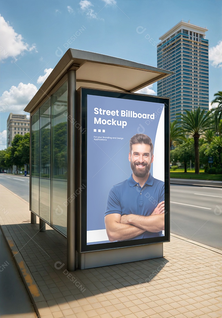 Mockup Anúncio Publicitário PSD Editável