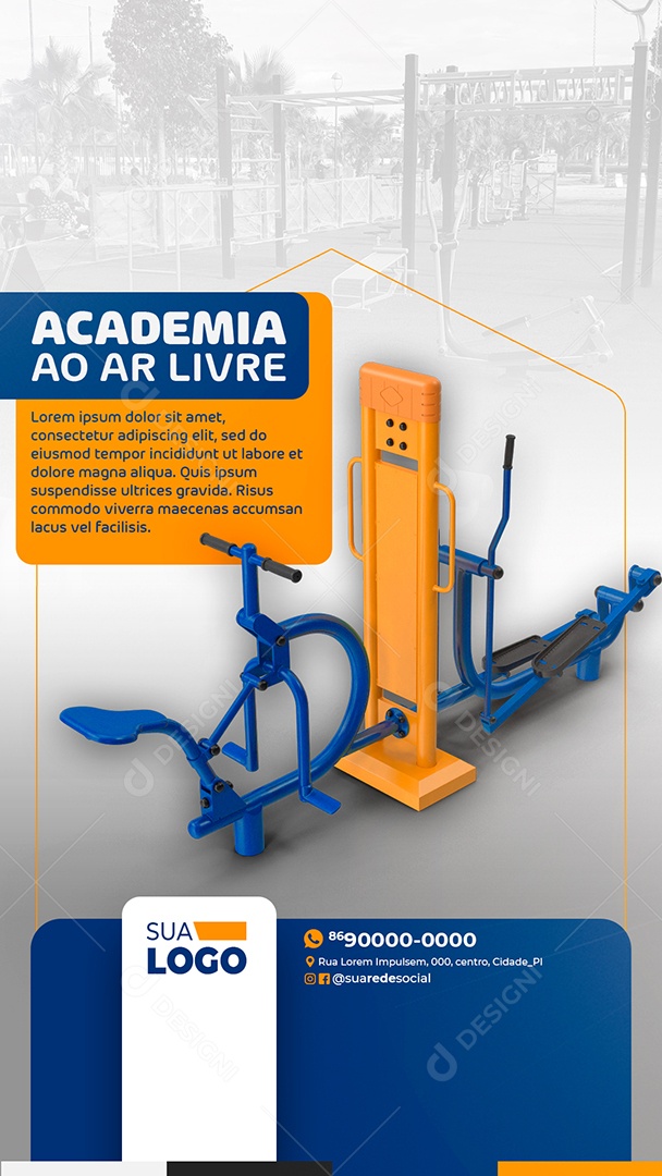 Story Academia Ao Ar Livre Social Media PSD Editável
