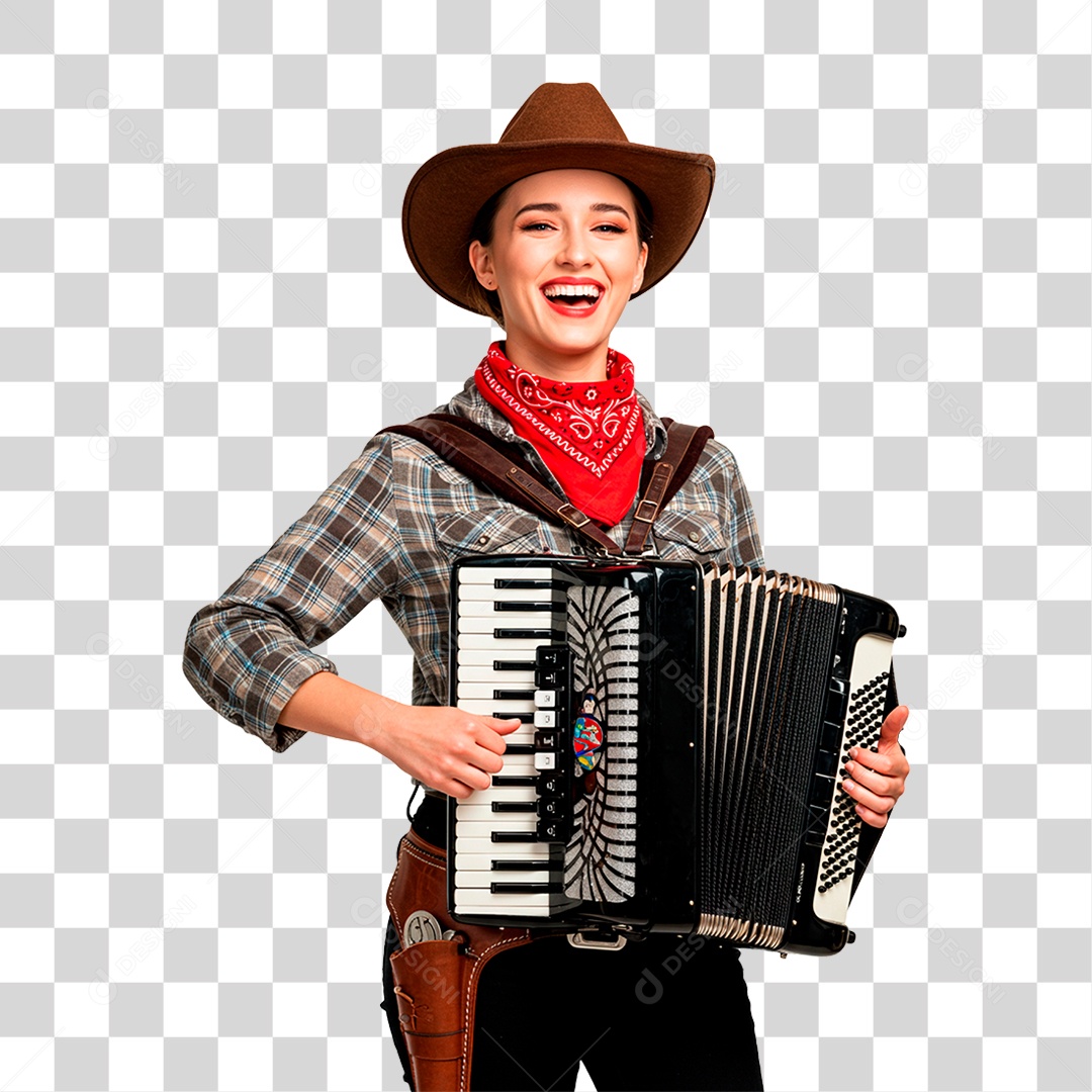 Sanfoneira PNG Transparente