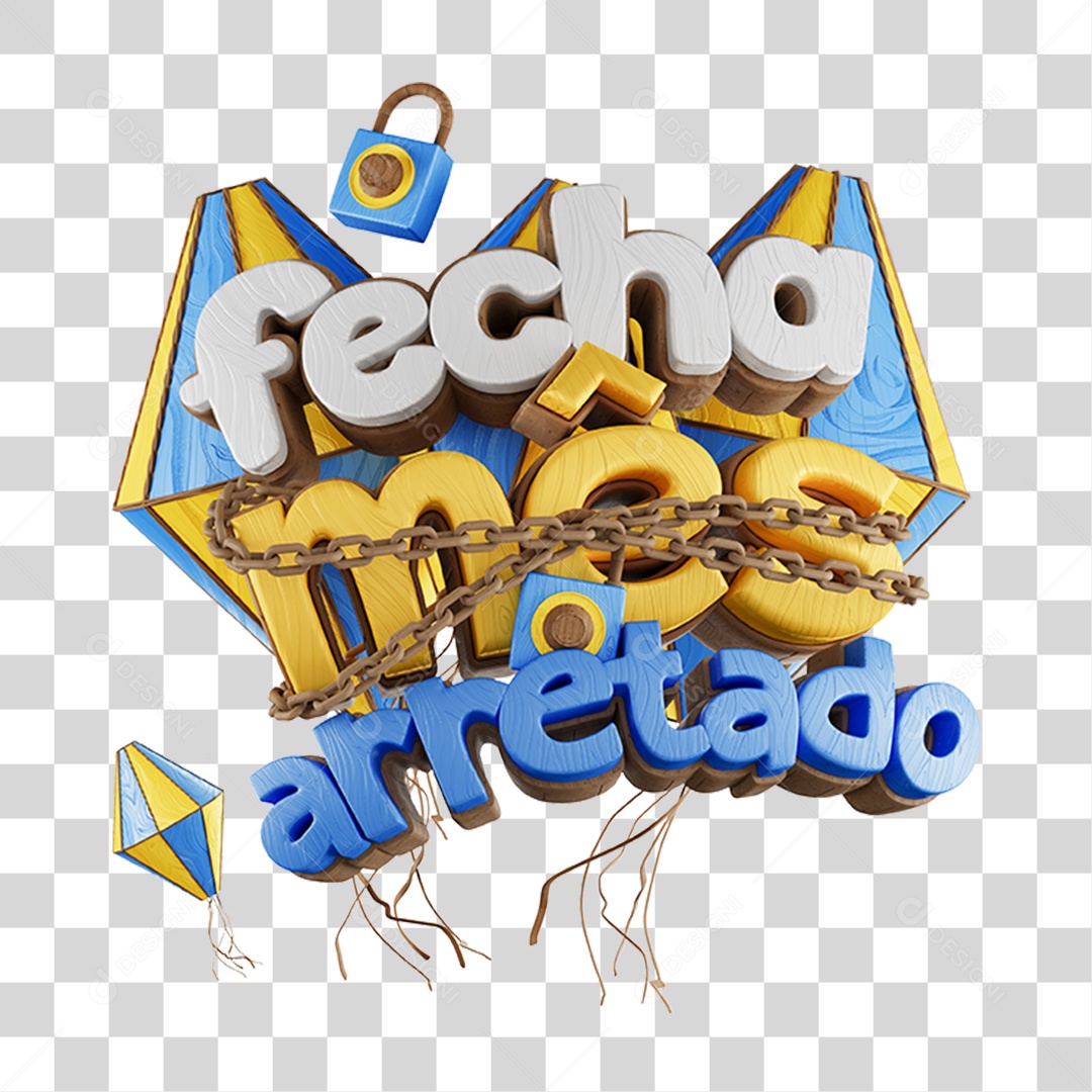 Selo 3D Fecha Mês Arretado Para Composição PNG Transparente