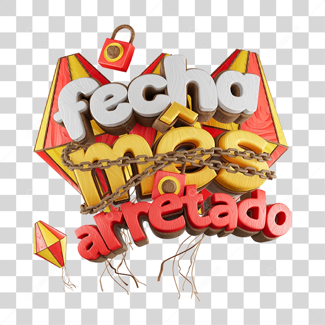 Selo 3D Fecha Mês Arretado Para Composição PNG Transparente