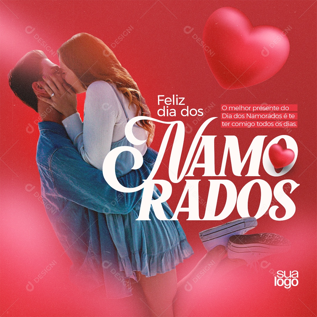 Dia Dos Namorados 12 de Junho Social Media PSD Editável