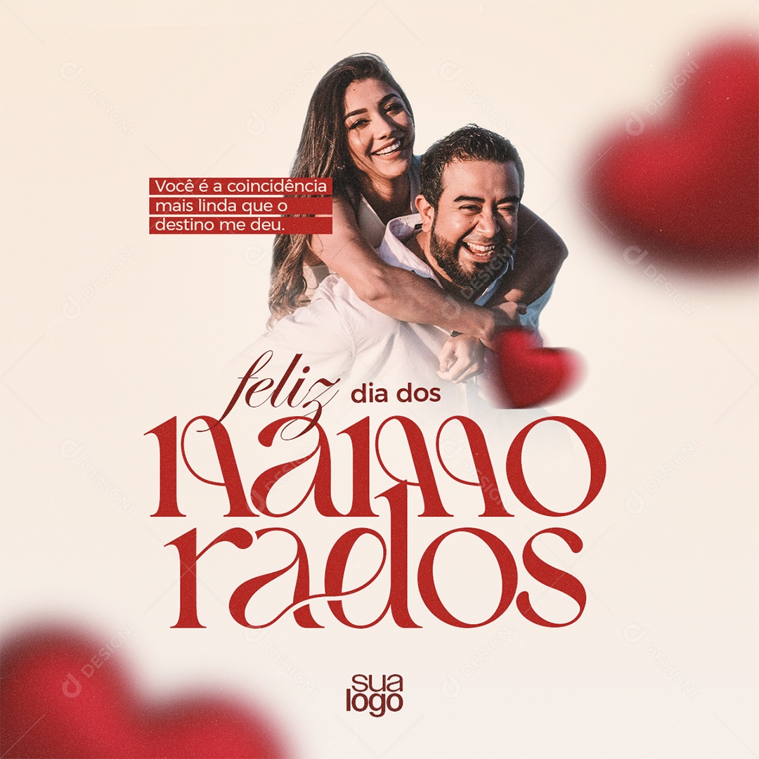 Dia Dos Namorados 12 de Junho Social Media PSD Editável