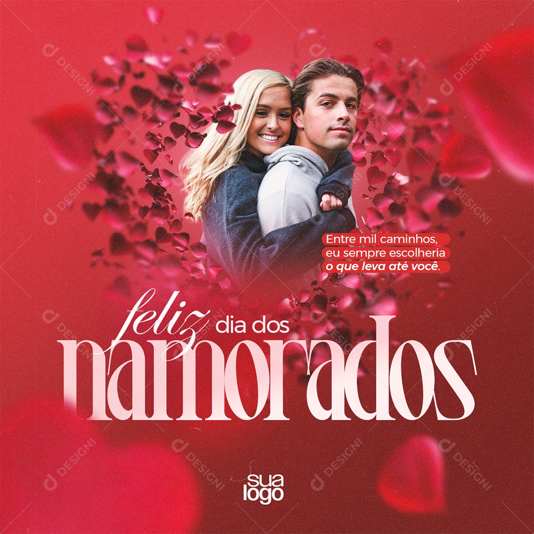 Dia Dos Namorados 12 de Junho Social Media PSD Editável