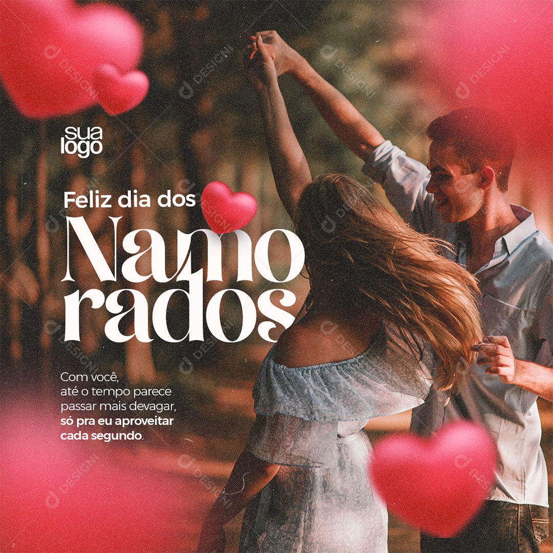 Dia Dos Namorados 12 de Junho Social Media PSD Editável