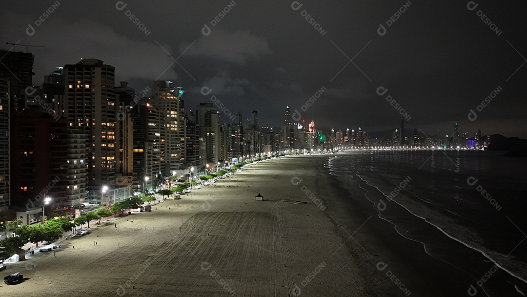 Linda vista panorâmica de Balneário Camboriú