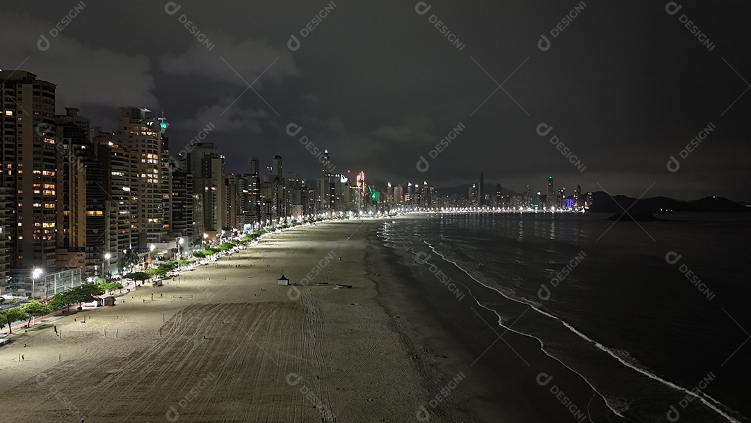 Linda vista panorâmica de Balneário Camboriú
