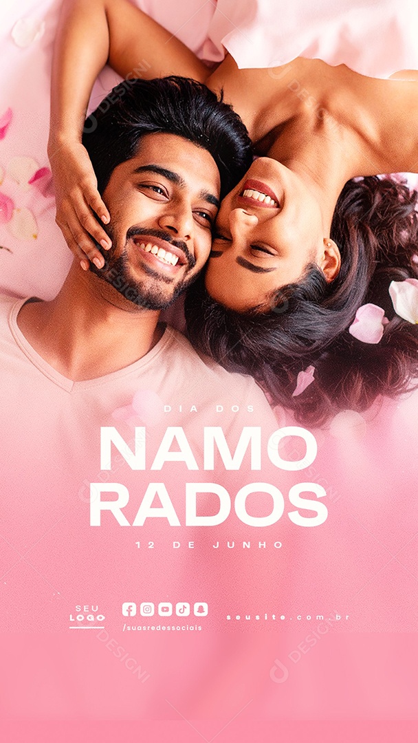 Story Dia Dos Namorados 12 de Junho Social Media PSD Editável