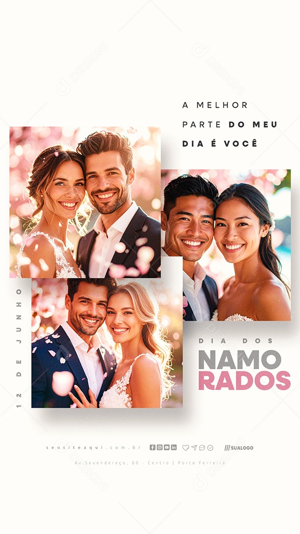 Story Dia Dos Namorados 12 de Junho Social Media PSD Editável