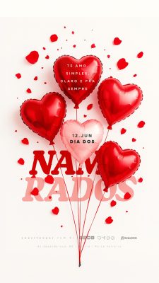 Story Dia Dos Namorados 12 de Junho Social Media PSD Editável