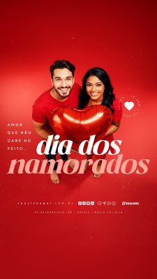 Story Dia Dos Namorados 12 de Junho Social Media PSD Editável