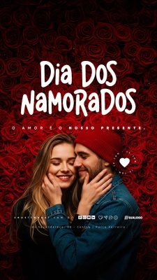 Story Dia Dos Namorados 12 de Junho Social Media PSD Editável