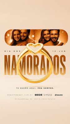 Story Dia Dos Namorados 12 de Junho Social Media PSD Editável