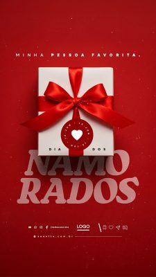 Story Dia Dos Namorados 12 de Junho Social Media PSD Editável
