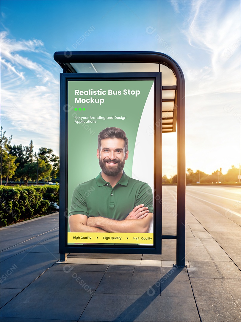 Mockup Anúncio Publicitário PSD Editável