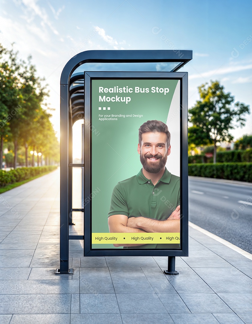 Mockup Anúncio Publicitário PSD Editável