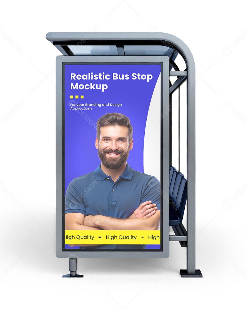 Mockup Anúncio Publicitário PSD Editável