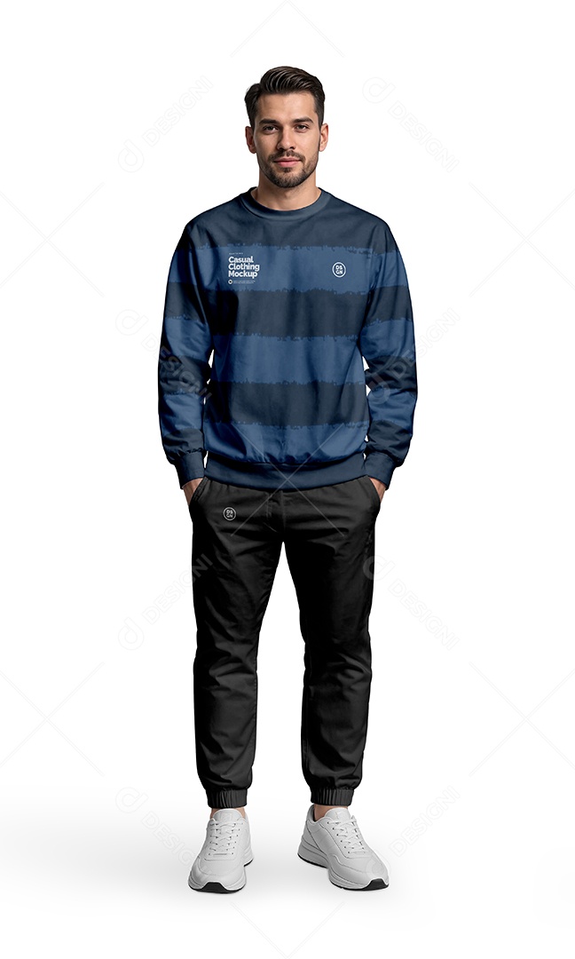 Mockup de Roupa Casual PSD Editável