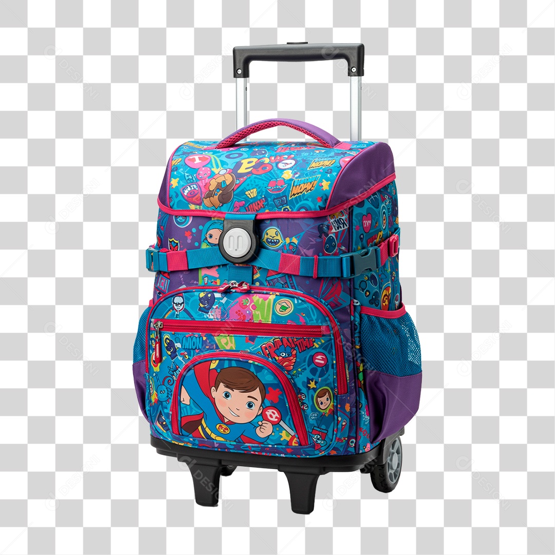 Bolsa Escolar PNG Transparente