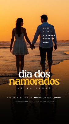 Story Dia Dos Namorados 12 de Junho Social Media PSD Editável