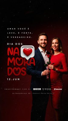 Story Dia Dos Namorados 12 de Junho Social Media PSD Editável