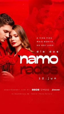 Story Dia Dos Namorados 12 de Junho Social Media PSD Editável