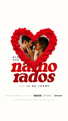 Story Dia Dos Namorados 12 de Junho Social Media PSD Editável
