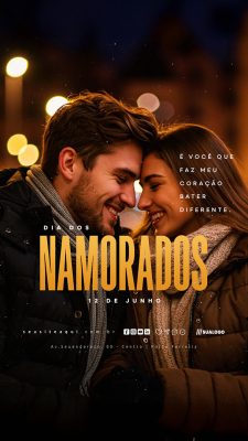 Story Dia Dos Namorados 12 de Junho Social Media PSD Editável