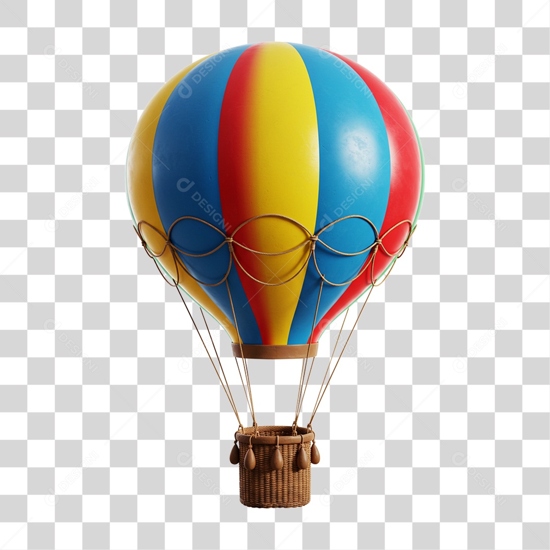 Balão de Ar Festa Junina PNG Transparente