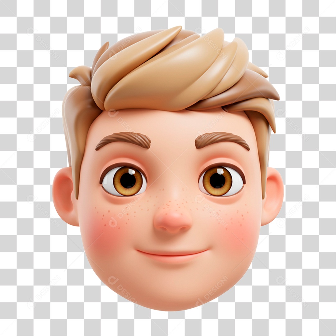 Personagem Feliz PNG Transparente