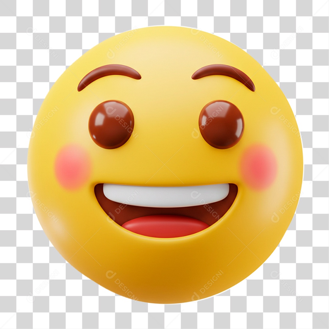 Emoji Feliz PNG Transparente