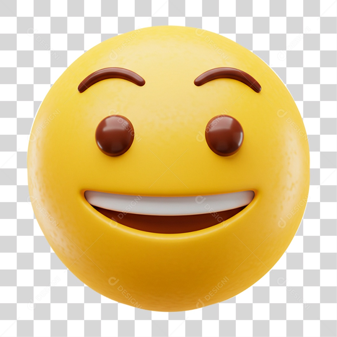 Emoji Feliz PNG Transparente
