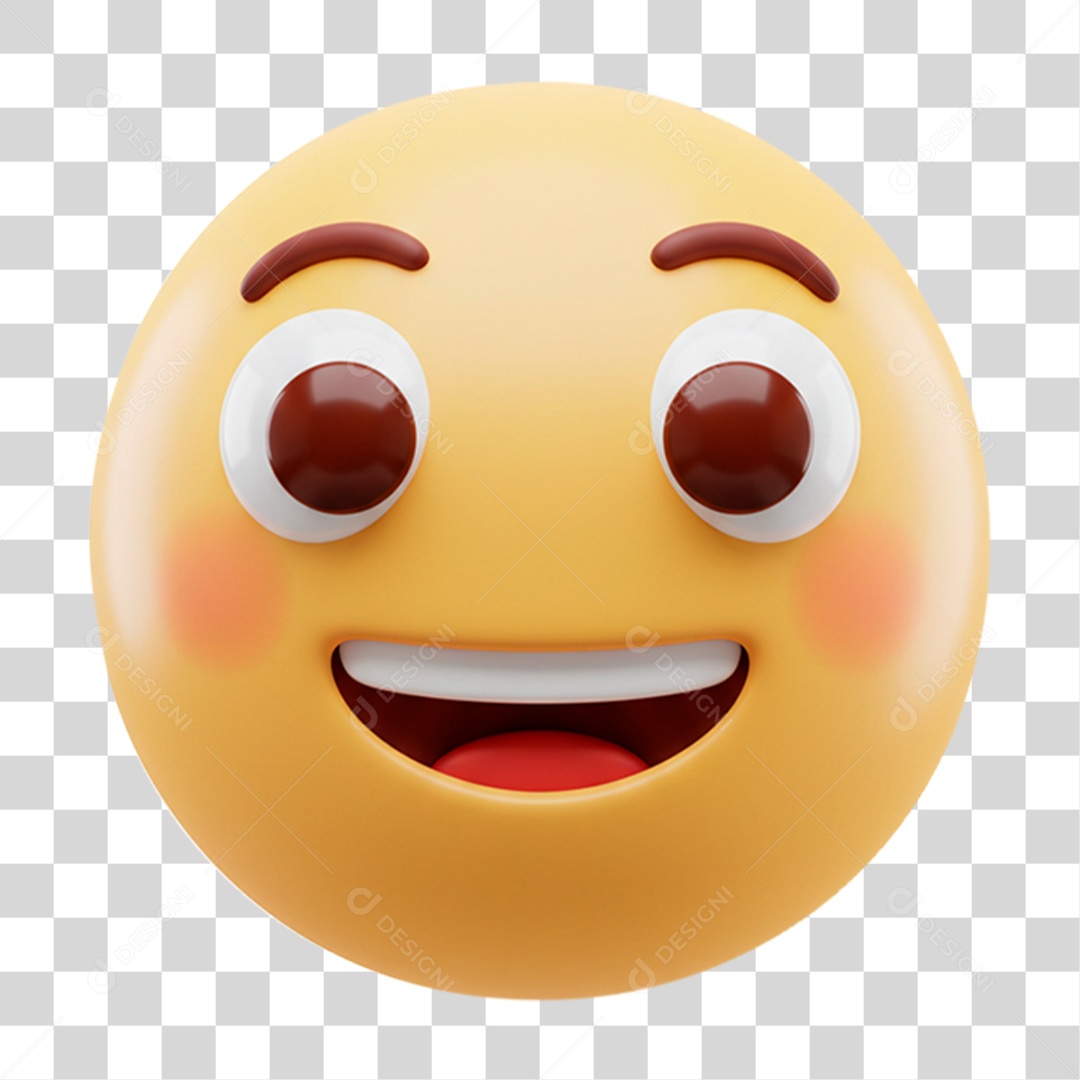 Emoji Feliz PNG Transparente