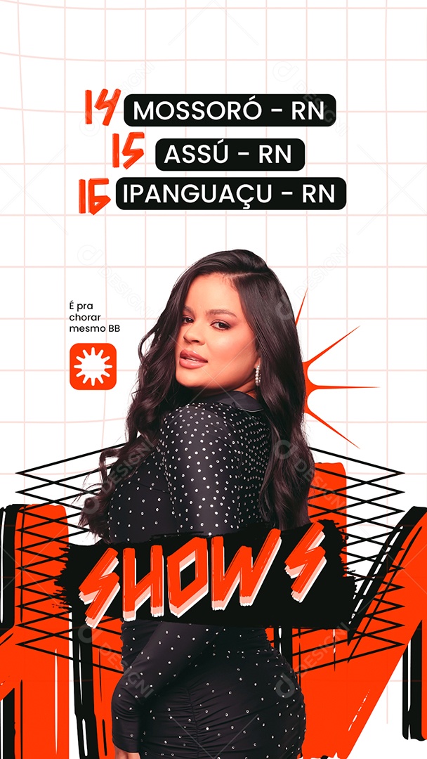 Story Flyer Agenda Semanal Danieze Santiago Social Media PSD Editável