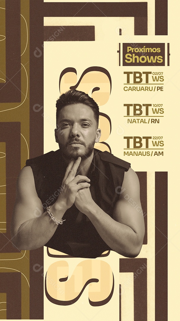 Story Flyer Agenda Semanal TBT Ws Social Media PSD Editável