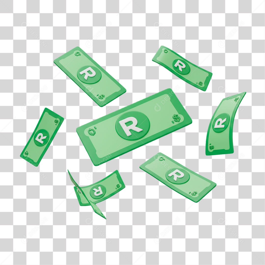 Notas Dinheiro PNG Transparente