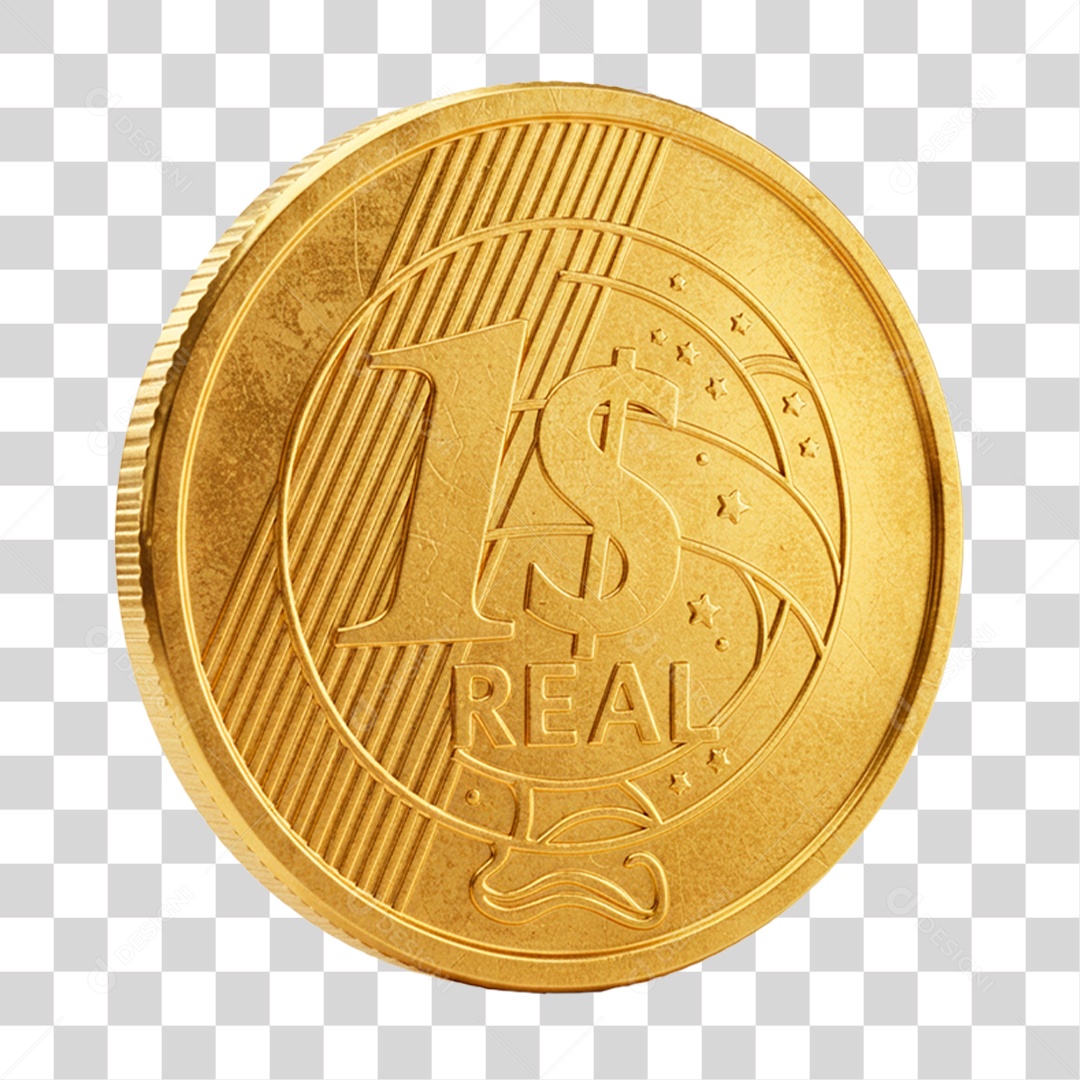 Moeda de Ouro PNG Transparente