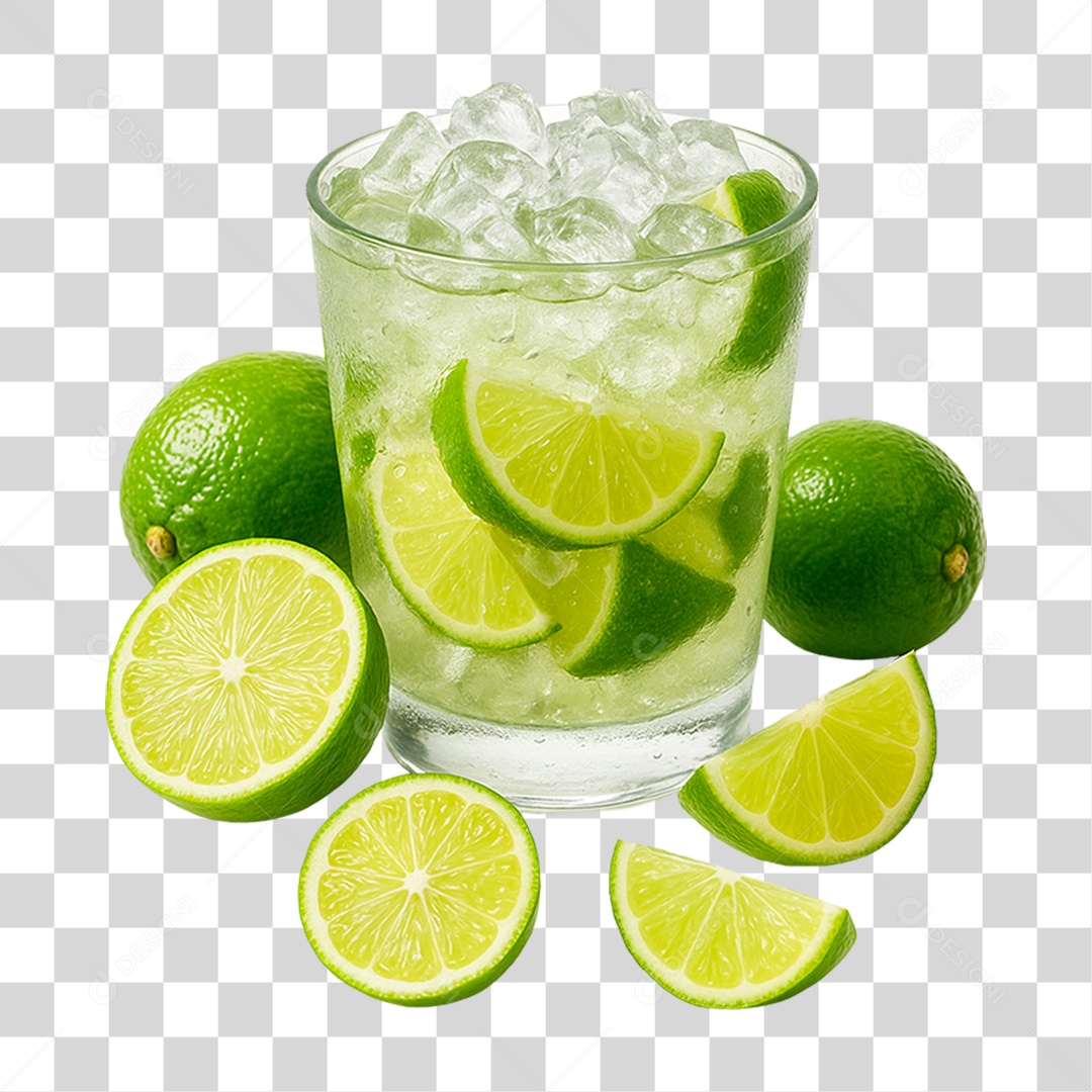 Bebida Caipirinha PNG Transparente