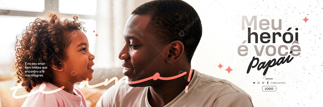 Carrossel Feliz Dia Dos Pais 10 de Agosto Social Media PSD Editável