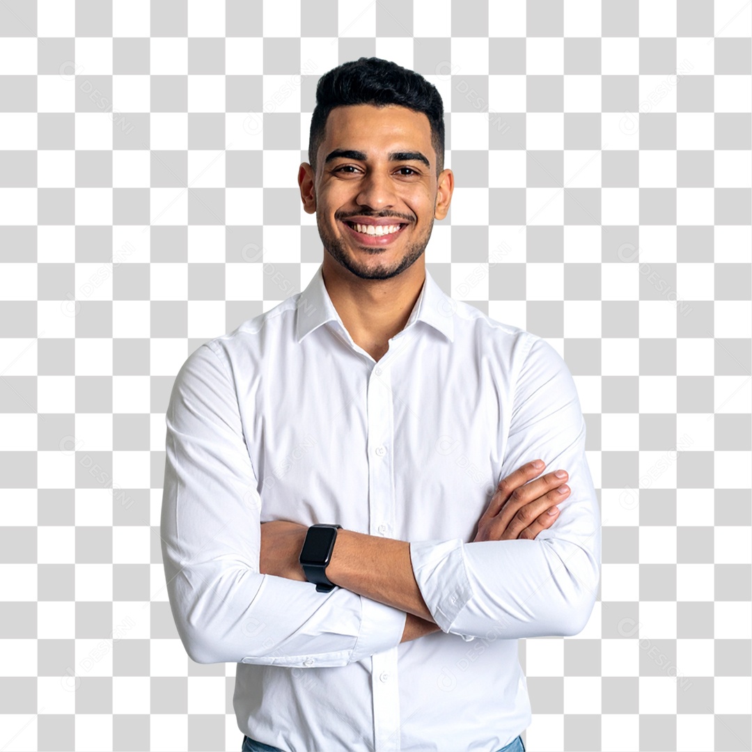 Homem Brasileiro Sorrindo PNG Transparente