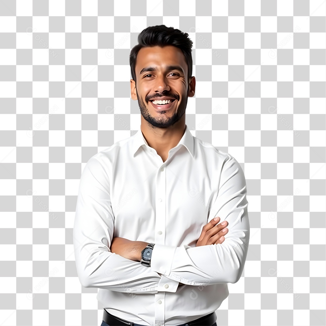 Homem Brasileiro Sorrindo PNG Transparente