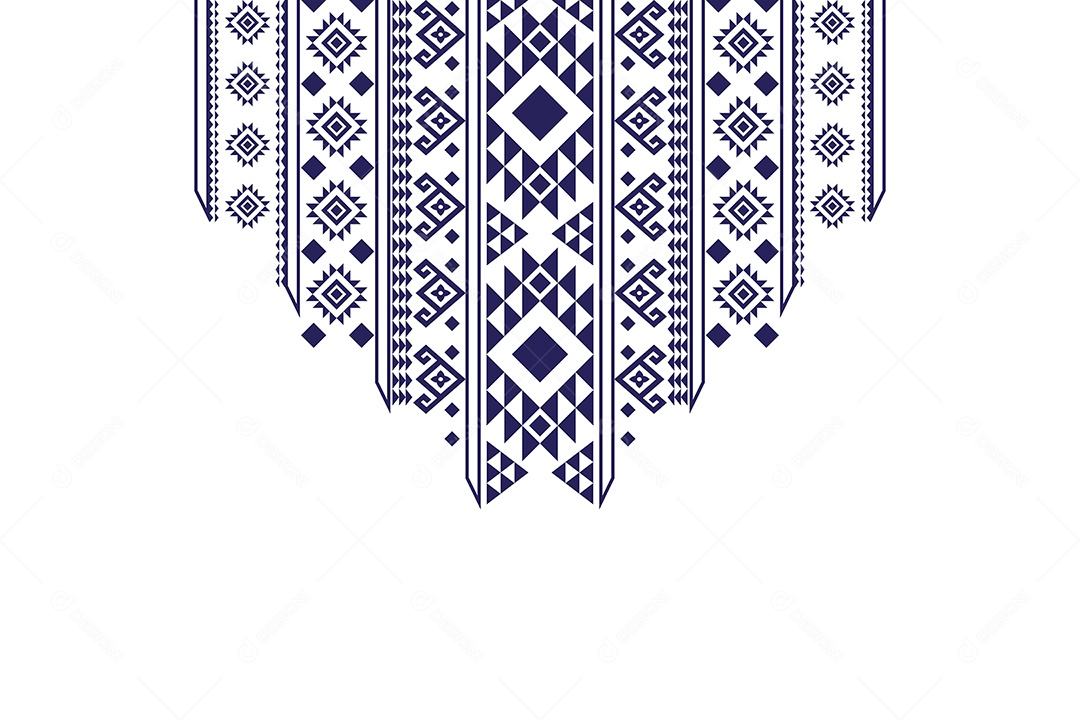 Colar Étnico Ilustração Vetor EPS