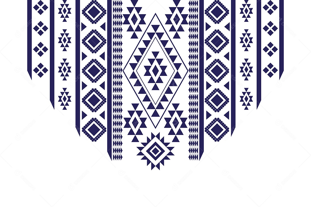 Colar Étnico Ilustração Vetor EPS