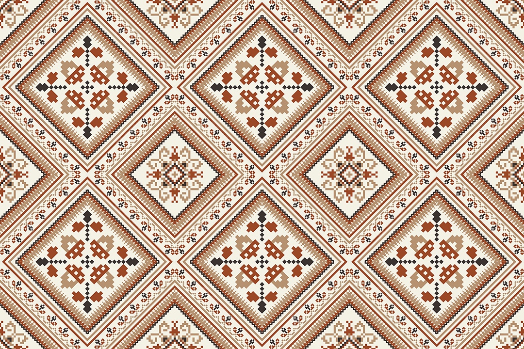 Padrão Floral Ilustração Vetor EPS