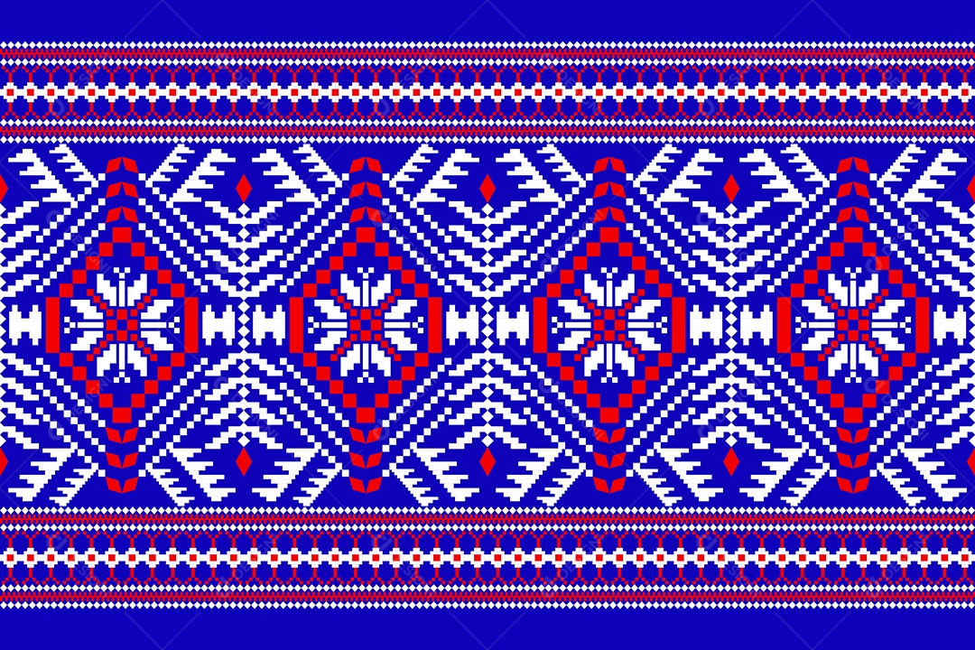 Padrão Floral Ilustração Vetor EPS