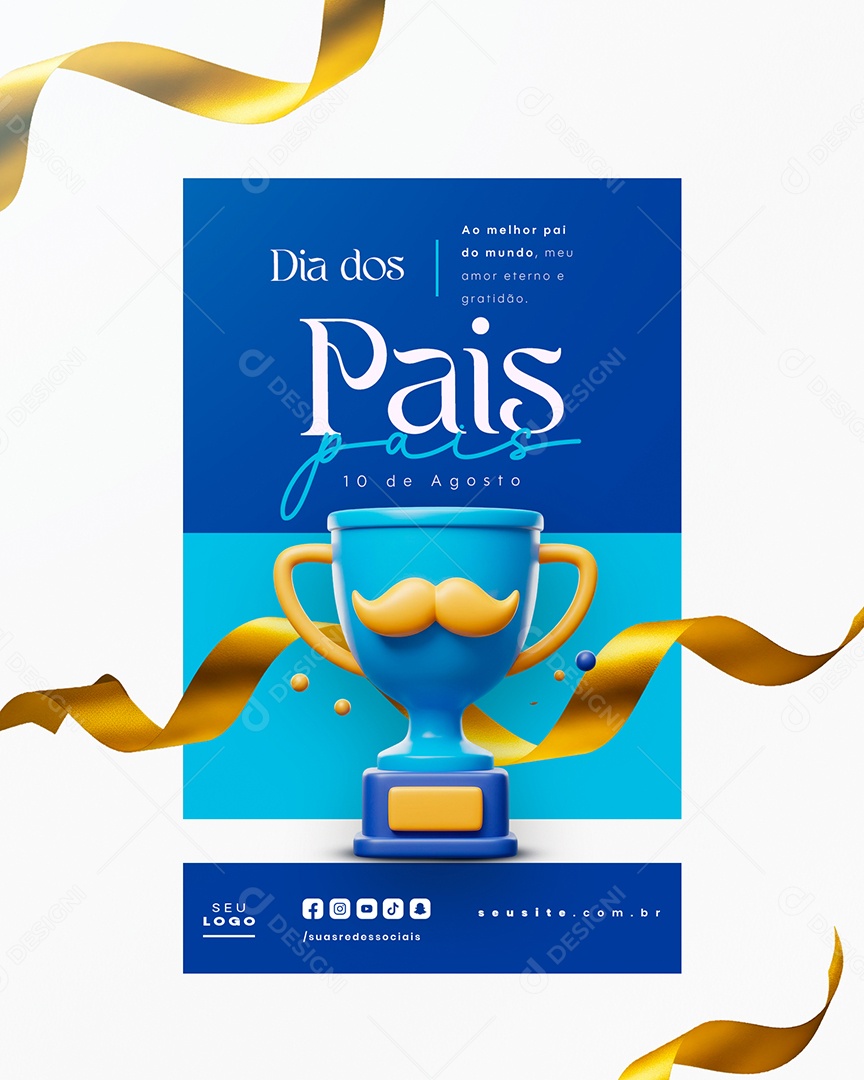 Dia dos Pais Agosto social media post editável feed (34)