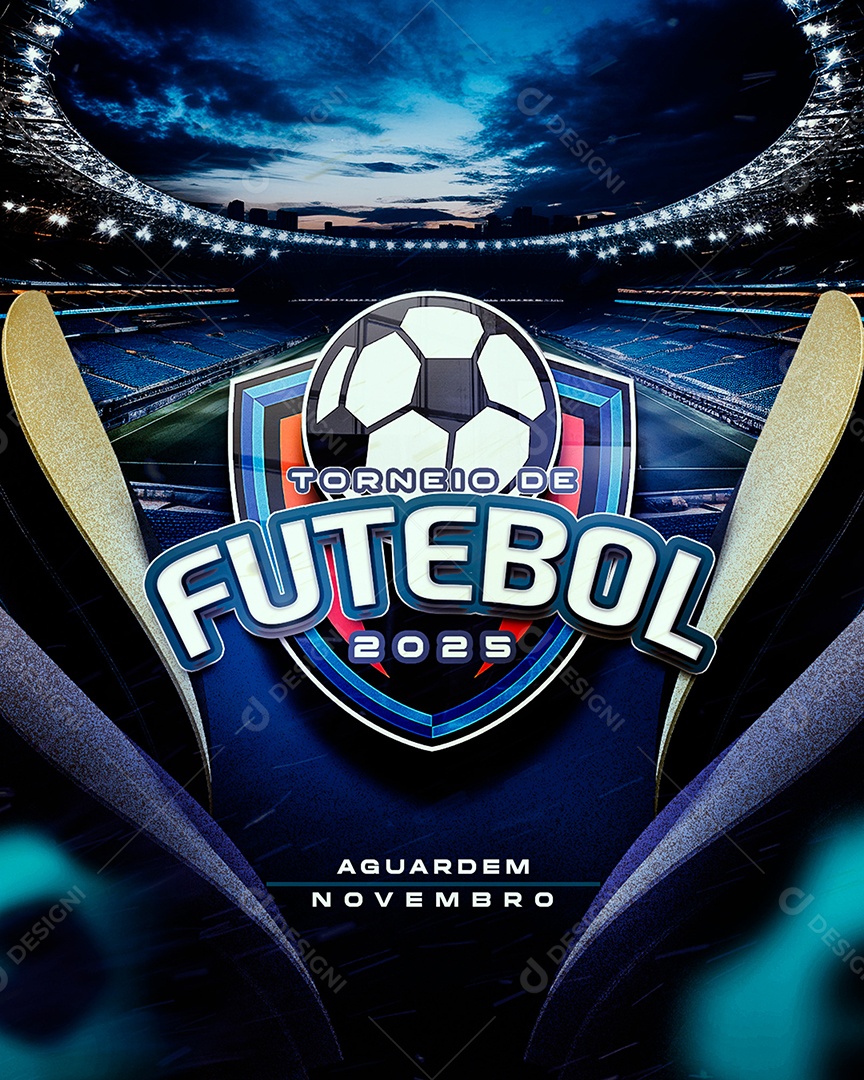 Torneio de Futebol Social Media PSD Editável