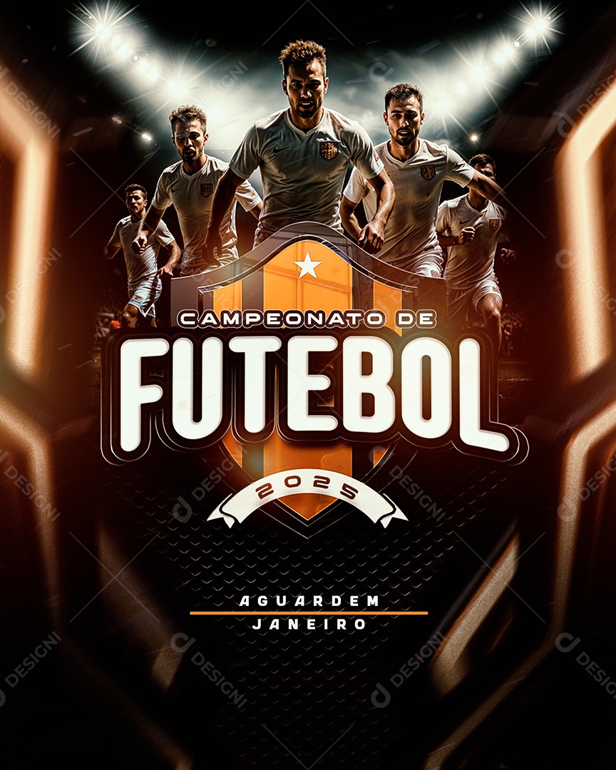 Campeonato de Futebol Social Media PSD Editável