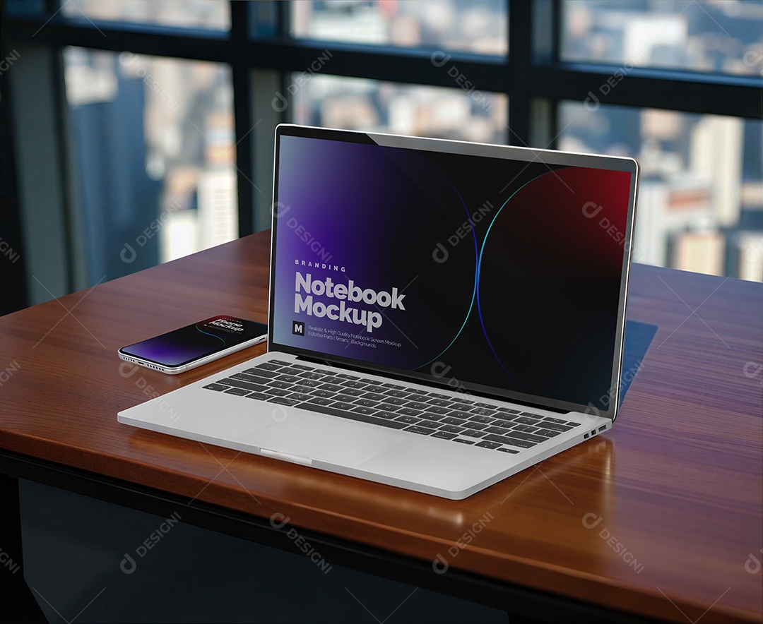 Mockup Computador PSD Editável